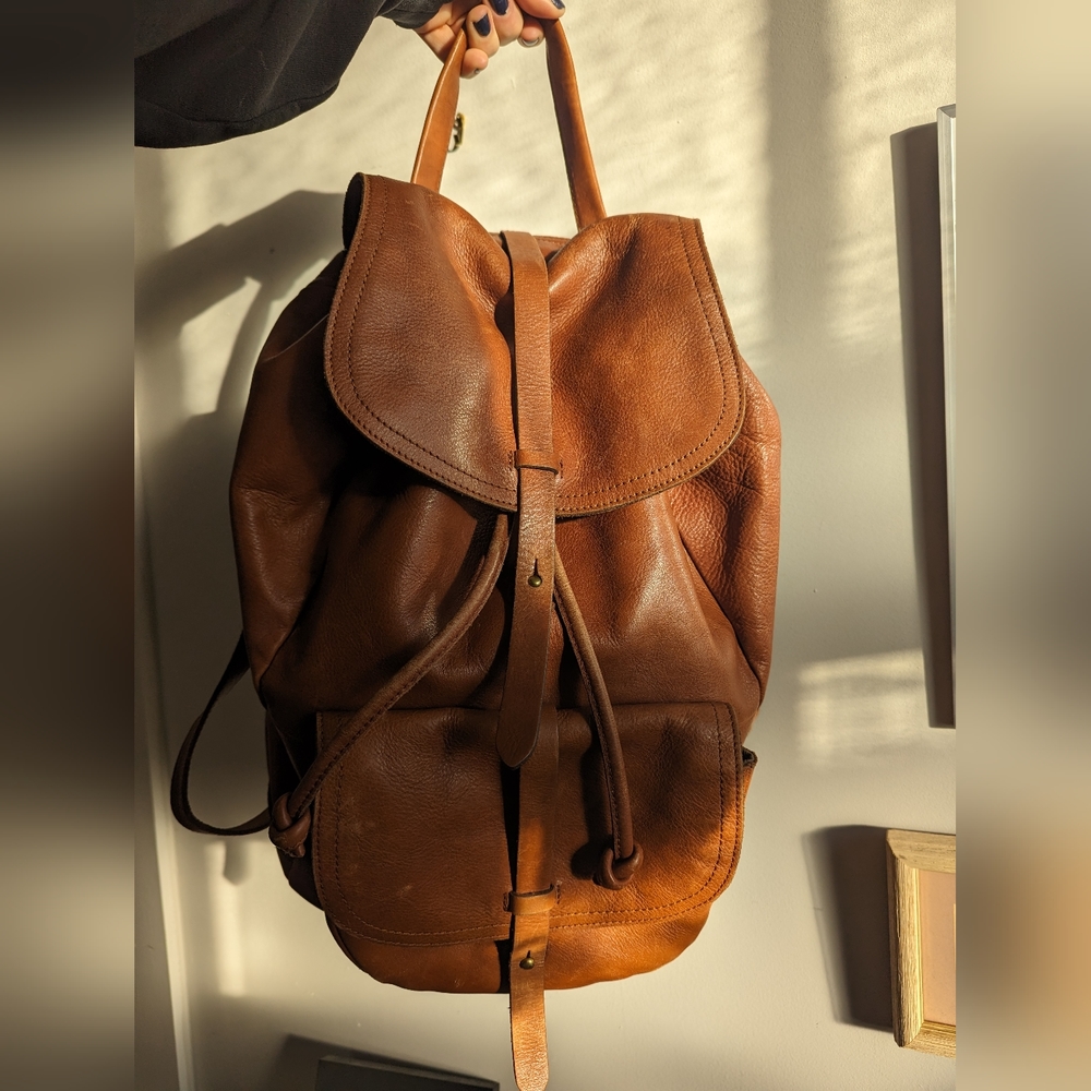 Madewell Genuine Leather Backpack